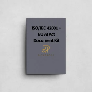 42001euaiact ISO/IEC 42001 + EU AI Act Document Kit with AI governance templates, policies, procedures, registers, audit tools, and high-risk AI compliance playbooks.