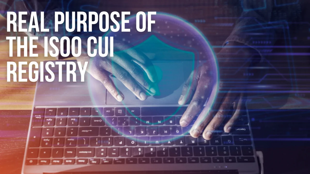 Real Purpose of the ISOO CUI Registry